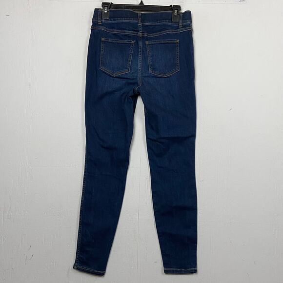 Spanx Jeans Women's Blue Ankle Skinny Denim High Rise 20342R Size Medium - Picture 5 of 11